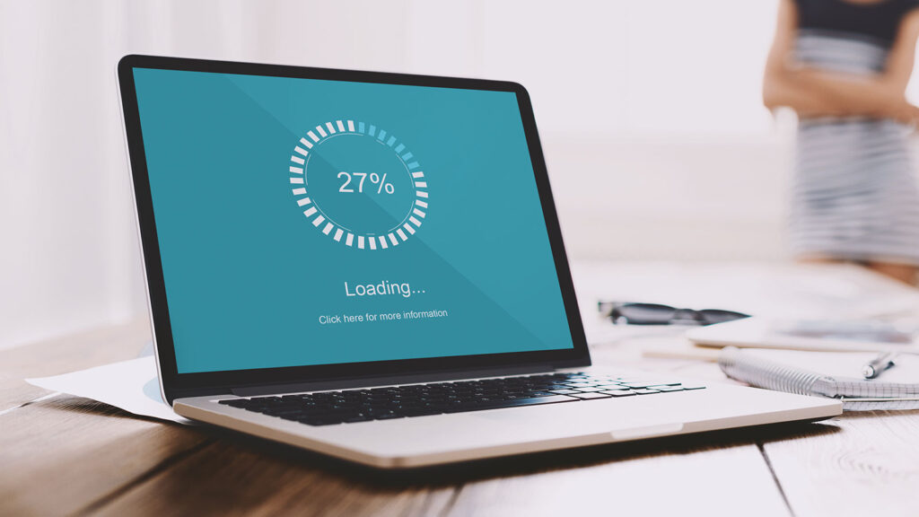 computer-slow-2 A comparison image showing software optimization versus a technician fixing a computer running slow by upgrading its hardware.